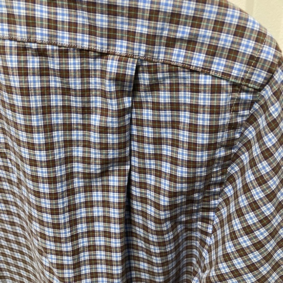 Ralph Lauren Long Sleeve Spread Collar Plaid Dress Shirt / Size M / EUC - Picture 4 of 7